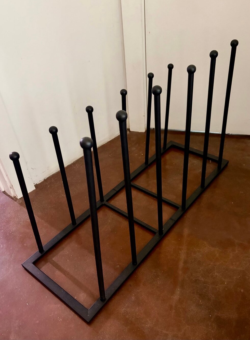 Rack for storing boots